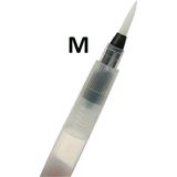 Fırça Uçlu, Brush Pen, Suluboya Fırçaları, Su ve Mürekkep Hazneli Fırça Kalem-M Beden