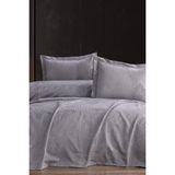 Firdevs 3 Parça Çift Kişilik Pike Takımı 240X260 Gri