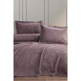 Firdevs 3 Parça Çift Kişilik Pike Takımı 240X260 Pudra