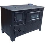 Fire Stove Frs -329 Mat Siyah 47'lik Döküm Tuğlalı Kuzineli Emaye Soba