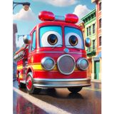 Fire Truck Collection - Lined Notebook 8.5 x 11 inches: Fire Truck Collection - Aesthetic notebook — 120 pages, soft cover, glossy finish, great for journaling, school, or office