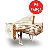 Fireball Xl5 Ahşap Uzay Gemisi Maketi - 143 Parça Gerry Anderson Temalı Ahşap Maket