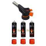 Firebird Büyük Pürmüz Başlıgı Lpg Kartuş ve Normal Çakmak 3 Lü Gaz Set 3+1
