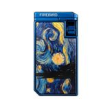 Firebird Çift Torch Pürmüz Yıldızlı Gece Desenli Mavi Puro Çakmağı