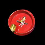 Firebird Cigar Lady Kırmızı Porselen Çift Puro Küllüğü