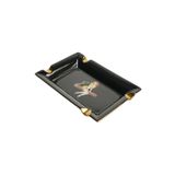 Firebird Cigar Lady Siyah-Gold Dörtlü Porselen Puro Küllüğü - TRM3022