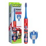 FIREFLY 3D hijyenik Kapaklı Sonic Diş Fırçası, Yumuşak, Transformatörler, 3 Yaş ve üzeri