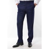 Fires Giyim Erkek Klasik Kesim Kumaş Pantolon - 54 - 04L-Lacivert