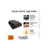Firest Flarte Ocak Üstü Taş Fırın Eko Model Camsız 30x30