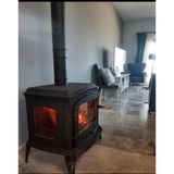 Firestove Fire Stove FRS-032 Altara Lüx 3 Tarafı Camlı Şömine Soba