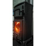 Firestove Fire Stove FRS-053 Majör Tek Camlı Kuzineli Döküm Soba