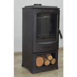 Firestove Fire Stove FRS-205YK Lodi Odun Hazneli Tek Camlı (Füme) Döküm Soba