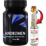 Fırfır Moda Anrdomen: 1 Adet Erkeklere Özel Yoğun Balkabağı Ekstratı Içeren 30 Lu Formül + 30 ml Afrodizayn Masaj Yağı - 1li