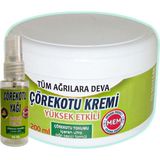 Fırfır Moda Çörekotu Agrı Kremi 200 ml Green Boxrah Atlama Ağ Rilar Için Cream ile + 30 ml Çörek Otu Agriyağı - 1Paket