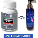 Fırfır Moda Libidomax For.te Erkek Performansı Arttıran 30'lu Takviye Playboy Libi.do Arttırıcı KREM12 - 1 Paket