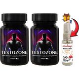 Fırfır Moda Testozone 2 Kutu Erkeklere Özelperformans L-Argininli Epimedyumlu Lepidyumlu 21LI Formül + Afrodizayn Masaj Yağı 30 ml - 2 Adet