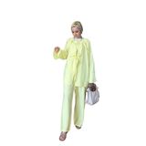 Fırfırlı Pamuklu Kimono Takım – Yazlık Dökümlü İkili Takım
