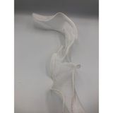 Fırfırlı Tül Organze Kurdele 2 mt (7cm x 2mt), Çiçek Malzemesi, Gelin Buketi, Bohça Misinalı Fırfır - Krem