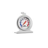 Fırın İçi Termometre, 0-300°C, Çelik Gövde, Hassas Isı Kontrolü, Gri, Analog Gösterge, Gıda Teması Onaylı