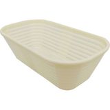 Fırıncı Market Bambu Tipi Hamur Mayalama Sepeti 22X13,5X8 cm - Krem