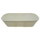 Fırıncı Market Bambu Tipi Hamur Mayalama Sepeti 25X14X9 cm - Krem