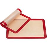 Fırınlanabilir Silikon Pişirme Matı - Yıkanabilir Fırın Matı 30 x 40 cm - 26 x 26 x 7 cm