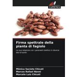 Firma spettrale della pianta di fagiolo