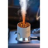 Fırsat 7 Alev Lav Humidifier Hava Nemlendirici 3D Simülasyon Buhar Makinesi - Beyaz