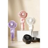 Fırsat 7 Mini Fan Şarjlı El Fanı Su Püskürtmeli Boyun Askılı Mini Klima Fan Vantilatör USB Sarjlı Buzlu Fan - Beyaz