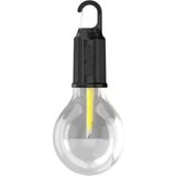 Fırsat 7 Taşınabilir Şarjlı LED Ampül Outdoor Kamp Bahçe Lambası 10W Askılı Kırılmaz LED Işık - Siyah