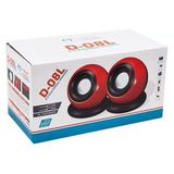 Fırsat Byr D-08L 1+1 USB Mini Oval Hoparlör - Speaker (2*3 Watt - 4 Ohm) Yeni