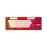 Fırsat Mağazam Ajazz AK870 Mc Kablolu Mekanik Oyun Klavyesi Kırmızı Klavye Brown Switch - Option-1 - 001-Renkli