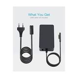 Fırsat Mağazam Dtk® Şarj Cihazı 15 V 2,58 A 38,7 W Notebook Laptop Şarj Kablosu Ac Güç Kaynağı Microsoft Surface Pro 3 Pro 4 Pro 5 Pro 6 Pro 2017 Için Şarj Cihazı Güç Kaynağı Pil Güç Kaynağı - Option-1