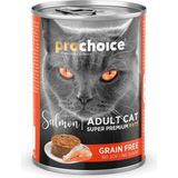 Fırsat Mağazam Prochoice Yetişkin Kediler Için, Tahılsız, Somon Balıklı Ezme, 400 G x 12 Adet - 0,01 gr