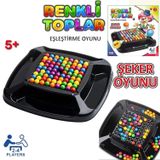 Fırsat Oyuncak Oyuncak Candy Game Eşleştirme Oyunu Renkli Toplar Şeker Oyunu Eğitici Zeka Geliştirici