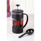 Fırsat Sende Ölçü Kaşıklı French Press Filtre Kahve ve Bitki Çayı Demliği 350 ml - Siyah