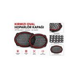 FIRSAT YOLU OVAL KIRMIZI NEON LEDLİ HOPARLÖR KAPAĞI