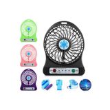 Fırsat7 3 Kademeli Şarjlı Masa Üstü Fan Usb Şarklı Pilli Mini Taşınabilir 800mAh Vantilatör Fan Araç Fanı