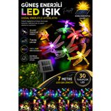Fırsat7 Solar Güneş Enerjili 30 Yusufçuk Böceği Figürlü Led 7M RGB Bahçe Balkon Ağaç Aydınlatma Işık