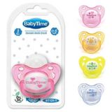 Fırsatkolik Babytime Silikon Damaklı Akide Gövdeli Emzik No:1 0-6 Ay BT131-1 - Renkli - Standart
