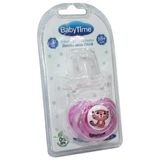 Fırsatkolik Babytime Silikon Damaklı Koruyucu Kapaklı Akide Gövdeli Emzik N.3 BT142-3 - Renkli - Standart