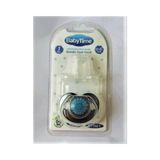 Fırsatkolik Babytime Silikon Damaklı Koruyucu Kapaklı Siyah Gövdeli Emzik N.3 BT154-3 - Renkli - Standart
