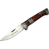 Fırsatkolik Columbia MB3936A Kahverengi Av / Kamp Çakısı 20CM- Manuel, Işlemeli, Kemerlikli, Ahşap Sap - 00-Kahverengi