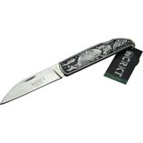 Fırsatkolik Crkt Cr 0102 Kamp Çakı 20 cm - Balık Desenli Metal Sap, Kılıflı, Kutulu - 00 Siyah - Beyaz