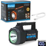 Fırsatkolik LED Şarjlı El Feneri 25W WT-417 - 00-Siyah - Beyaz