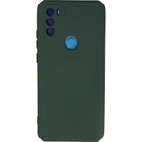 Fırsatkolik Mey Ithalat® General Mobile Gm 21 Plus Kılıf Nano Içi Kadife Silikon - Koyu Yeşil - 004-Yeşil