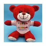 Fırsatkolik Mey Ithalat® Happy Birthday Peluş Kırmızı Ayı - 00Kırmızı