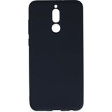 Fırsatkolik Mey Ithalat® Huawei Mate 10 Lite Kılıf Nano Içi Kadife Silikon - Lacivert - 001-Lacivert