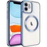 Fırsatkolik Mey Ithalat® iPhone 11 Kılıf Kross Magneticsafe Kapak - Sierra Blue - 00 Siyah - Beyaz