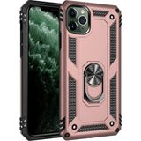 Fırsatkolik Mey Ithalat® iPhone 11 Pro Kılıf Sofya Yüzüklü Silikon Kapak - Rose - 00 Siyah - Beyaz